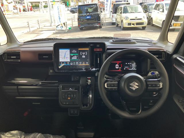 スペーシアカスタム ハイブリッドXS 全方位モニター付きディスプレイオーディオ 両側パワースライドドア フルセグTV アダプティブクルーズコントロール シートヒーター ステアリングヒーター マルチユースフラップ ヘッドアップディスプレイ(9枚目)