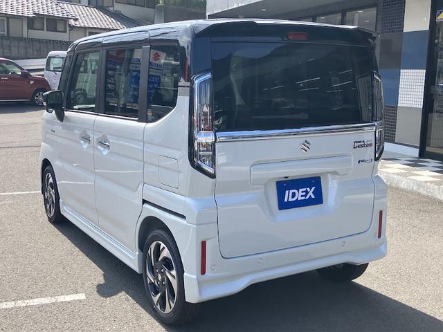 スペーシアカスタム ハイブリッドXS 全方位モニター付きディスプレイオーディオ 両側パワースライドドア フルセグTV シートヒーター アダプティブクルーズコントロール ステアリングヒーター マルチユースフラップ(4枚目)