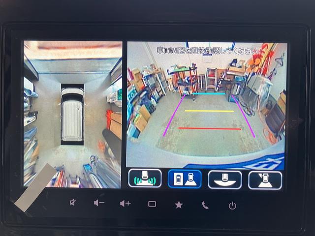 スペーシアカスタム ハイブリッドXS 全方位モニター付きディスプレイオーディオ 両側パワースライドドア フルセグTV シートヒーター アダプティブクルーズコントロール ステアリングヒーター マルチユースフラップ(17枚目)