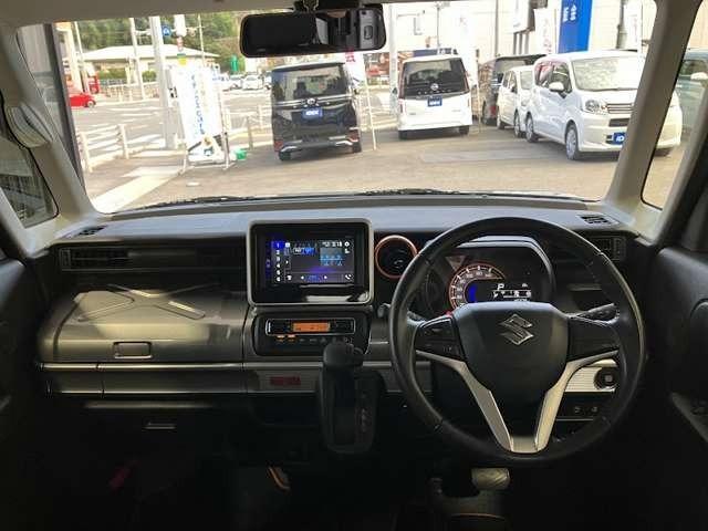 スペーシアギア ハイブリッドＸＺ　両側パワースライドドア／社外ディスプレイオーディオ／バックモニター／アイドリングストップ／ＬＥＤヘッドライト・フォグランプ／シートヒーター／クリアランスソナー／レーンアシスト（10枚目）