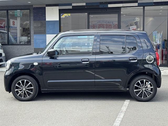 アルト Ｌ　デュアルカメラブレーキサポート　社外ディスプレイオーディオ　シートヒーター　キーレス　電動格納サイドミラー・パワーウィンドウ　社外アルミホイール（4枚目）