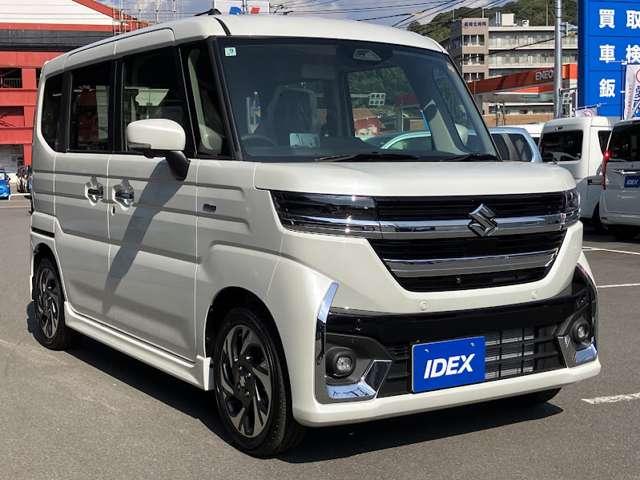 スペーシアカスタム ハイブリッドＸＳ　全方位モニター付きディスプレイオーディオ　両側パワースライドドア　アダプティブクルーズコントロール　フルセグＴＶ　ステアリングヒーター　シートヒーター（8枚目）