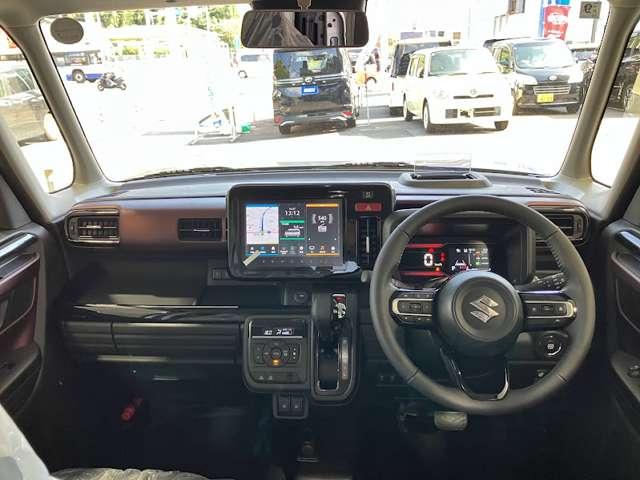 スペーシアカスタム ハイブリッドＸＳ　全方位モニター付きディスプレイオーディオ　両側パワースライドドア　アダプティブクルーズコントロール　フルセグＴＶ　ステアリングヒーター　シートヒーター（10枚目）