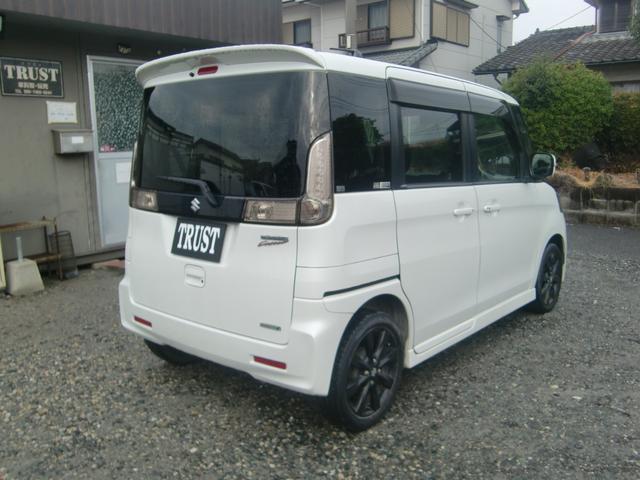 スペーシアカスタム ＸＳリミテッド　ワンオーナー　社外ナビ　ワンセグ　レーダーブレーキサポート　両側パワースライドドア　シートヒーター　オートライト　　オートエアコン　ＨＩＤ　フォグ　ＥＴＣ　ステアリングスイッチ　ハーフレザー（7枚目）