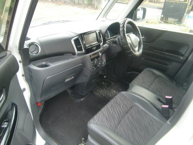 スペーシアカスタム ＸＳリミテッド　ワンオーナー　社外ナビ　ワンセグ　レーダーブレーキサポート　両側パワースライドドア　シートヒーター　オートライト　　オートエアコン　ＨＩＤ　フォグ　ＥＴＣ　ステアリングスイッチ　ハーフレザー（25枚目）