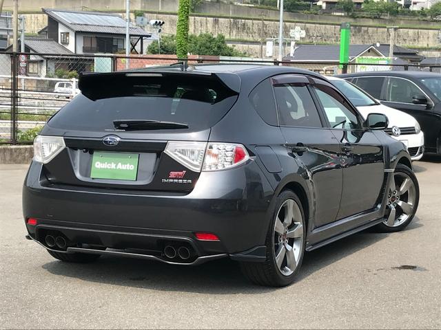 インプレッサ ＷＲＸ　ＳＴＩ　Ａライン　ターボ・エアロ・純正アルミ・社外ナビＴＶ・ＨＩＤライト・スマートキー・パドルシフト・クルコン（2枚目）
