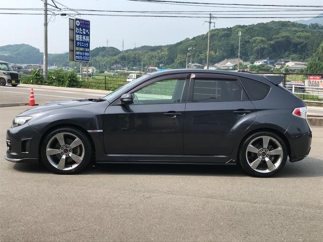 インプレッサ ＷＲＸ　ＳＴＩ　Ａライン　ターボ・エアロ・純正アルミ・社外ナビＴＶ・ＨＩＤライト・スマートキー・パドルシフト・クルコン（4枚目）