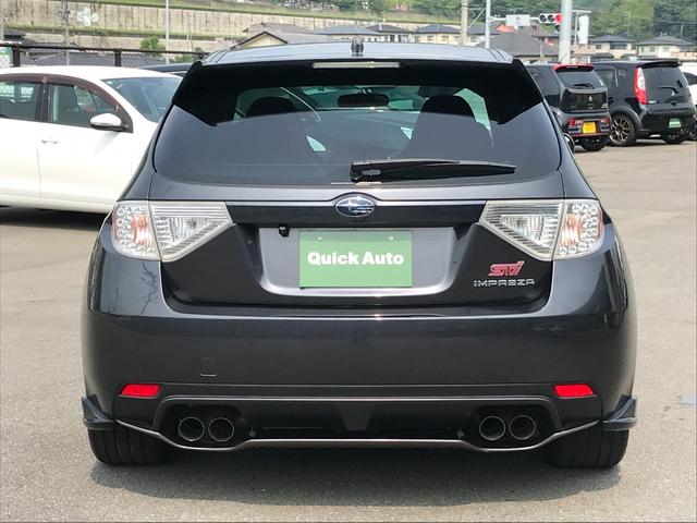インプレッサ ＷＲＸ　ＳＴＩ　Ａライン　ターボ・エアロ・純正アルミ・社外ナビＴＶ・ＨＩＤライト・スマートキー・パドルシフト・クルコン（6枚目）