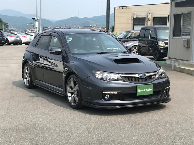 インプレッサ ＷＲＸ　ＳＴＩ　Ａライン　ターボ・エアロ・純正アルミ・社外ナビＴＶ・ＨＩＤライト・スマートキー・パドルシフト・クルコン（7枚目）