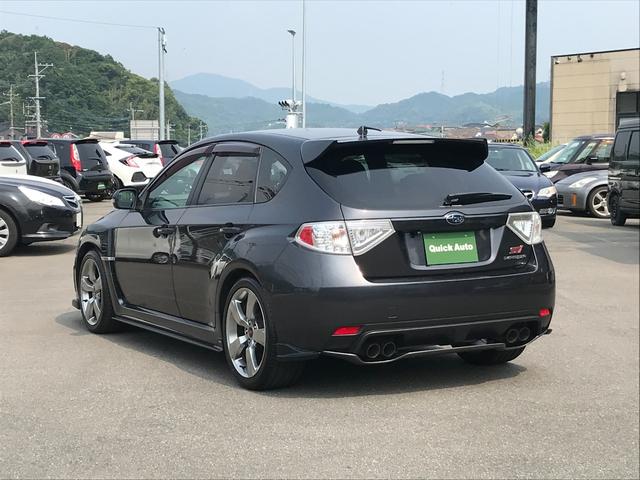インプレッサ ＷＲＸ　ＳＴＩ　Ａライン　ターボ・エアロ・純正アルミ・社外ナビＴＶ・ＨＩＤライト・スマートキー・パドルシフト・クルコン（8枚目）