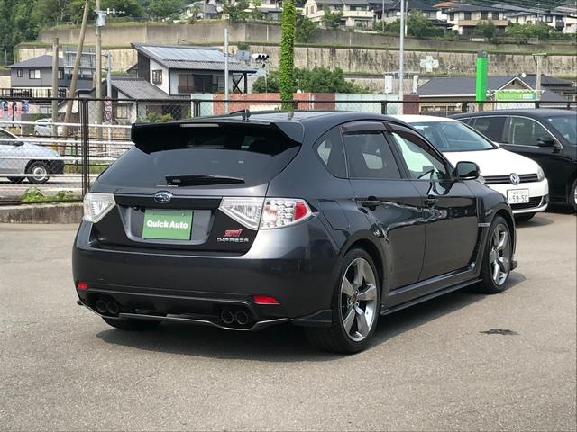 インプレッサ ＷＲＸ　ＳＴＩ　Ａライン　ターボ・エアロ・純正アルミ・社外ナビＴＶ・ＨＩＤライト・スマートキー・パドルシフト・クルコン（10枚目）