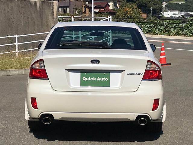 レガシィＢ４ ３．０ＲスペックＢ　後期・３Ｌ・水平対向６気筒・ビルシュタイン・パドルシフト・ＳＩドライブ・純正１８アルミ・黒皮電動シートワンオーナー（6枚目）