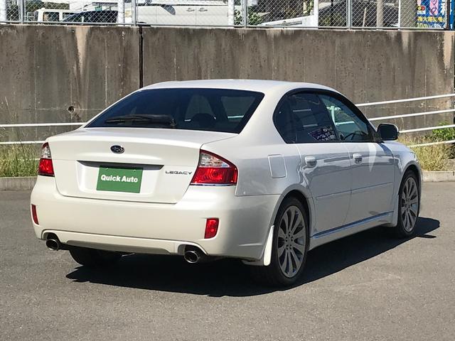 レガシィＢ４ ３．０ＲスペックＢ　後期・３Ｌ・水平対向６気筒・ビルシュタイン・パドルシフト・ＳＩドライブ・純正１８アルミ・黒皮電動シートワンオーナー（8枚目）