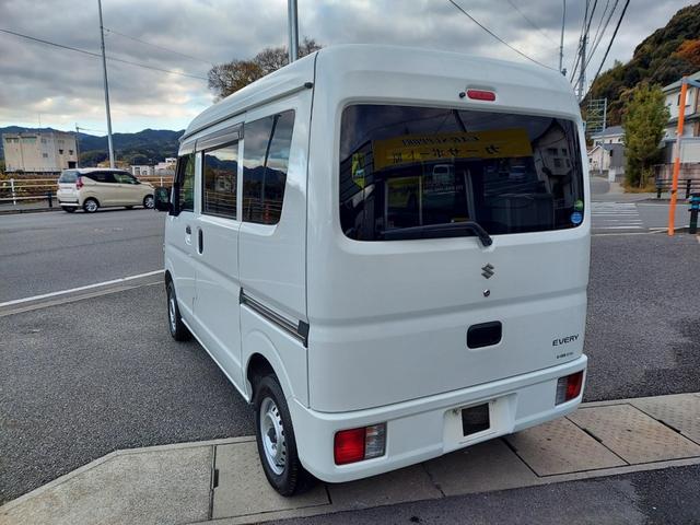 エブリイ PAリミテッド ハイルーフ 5AGS車 オートマ エアコン パワステ 2nd発信 記録簿 禁煙車 ETC キーレス(5枚目)