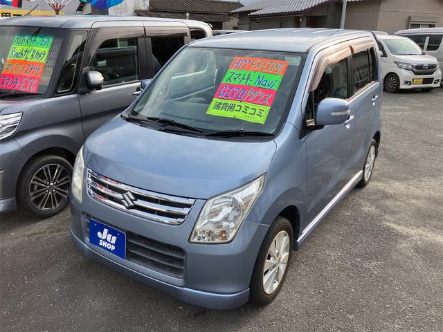 ワゴンR FXリミテッドII ナビ TV エアロ スマートキー 電動格納ミラー ベンチシート CVT 盗難防止システム ABS CD DVD再生 USB アルミホイール 衝突安全ボディ エアコン パワーステアリング(12枚目)