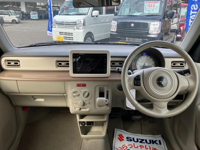 アルトラパン S/サポカー 全方位モニター付メモリーナビ 衝突安全ボディ 衝突被害軽減システム アイドリングストップ プッシュスタート オートライト シートヒーター 盗難防止システム(13枚目)