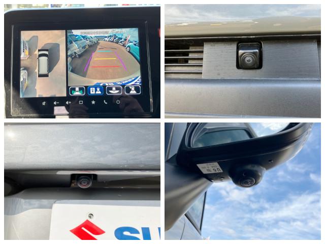 スペーシア ギア　ＨＹＢＲＩＤ　ＸＺ／サポカー　スズキコネクト対応通信機装着車　全方位モニター付メモリーナビ　衝突安全ボディ　衝突被害軽減システム　アイドリングストップ　スライドドア　オートライト　シートヒーター　盗難防止システム（12枚目）