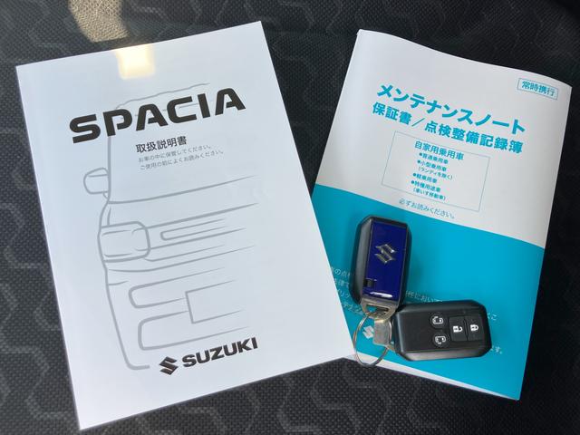 スペーシア ギア　ＨＹＢＲＩＤ　ＸＺ／サポカー　スズキコネクト対応通信機装着車　全方位モニター付メモリーナビ　衝突安全ボディ　衝突被害軽減システム　アイドリングストップ　スライドドア　オートライト　シートヒーター　盗難防止システム（14枚目）