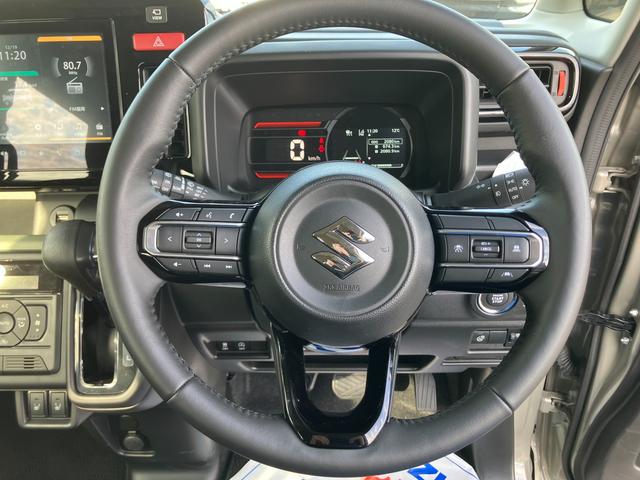 スペーシア ギア　ＨＹＢＲＩＤ　ＸＺ／サポカー　スズキコネクト対応通信機装着車　全方位モニター付メモリーナビ　衝突安全ボディ　衝突被害軽減システム　アイドリングストップ　スライドドア　オートライト　シートヒーター　盗難防止システム（24枚目）