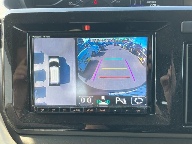 ソリオ ＨＹＢＲＩＤ　ＭＸ／全方位モニター用カメラＰＫ／サポカー　衝突安全ボディ　衝突被害軽減システム　アイドリングストップ　プッシュスタート　純正ナビ　ＥＴＣ　後席両側スライドドア左側電動　オートエアコン　シートヒーター　盗難防止システム（11枚目）