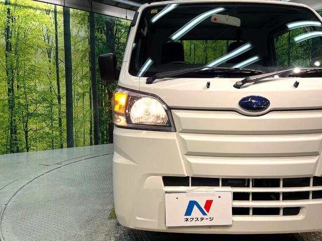 サンバートラック TB 4WD MT車 禁煙車 ドアバイザー 横滑り防止装置 衝突安全ボディ エアコン パワーステアリング 車検2年付き(11枚目)