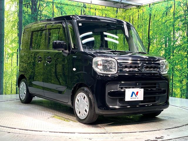 スペーシア ハイブリッドＸ　両側電動スライドドア　純正ナビ　全周囲カメラ　衝突軽減装置　禁煙車　スマートキー　シートヒーター　コーナーセンサー　ＥＴＣ　オートマチックハイビーム　車線逸脱警報　誤発進抑制制御機能（16枚目）