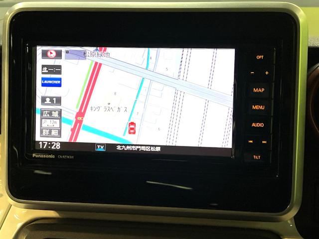 スペーシア ハイブリッドＸ　両側電動スライドドア　純正ナビ　全周囲カメラ　衝突軽減装置　禁煙車　スマートキー　シートヒーター　コーナーセンサー　ＥＴＣ　オートマチックハイビーム　車線逸脱警報　誤発進抑制制御機能（68枚目）