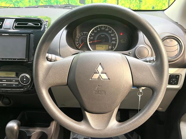 ミラージュ M 禁煙車 ナビ Bluetooth フルセグ CD再生 DVD再生 オートエアコン フォグライト アイドリングストップ 横滑り防止装置 盗難防止装置 トラクションコントロール(10枚目)