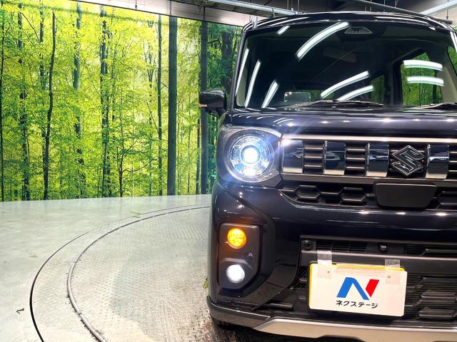 スペーシアギア ハイブリッドXZ 禁煙車 9インチナビ 両側電動ドア 全周囲カメラ 衝突被害軽減システム レーダークルーズ コーナーセンサー スマートキー LEDヘッド オートハイビーム 車線逸脱警報 オートライト オートエアコン(12枚目)