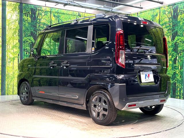 スペーシアギア ハイブリッドXZ 禁煙車 9インチナビ 両側電動ドア 全周囲カメラ 衝突被害軽減システム レーダークルーズ コーナーセンサー スマートキー LEDヘッド オートハイビーム 車線逸脱警報 オートライト オートエアコン(27枚目)