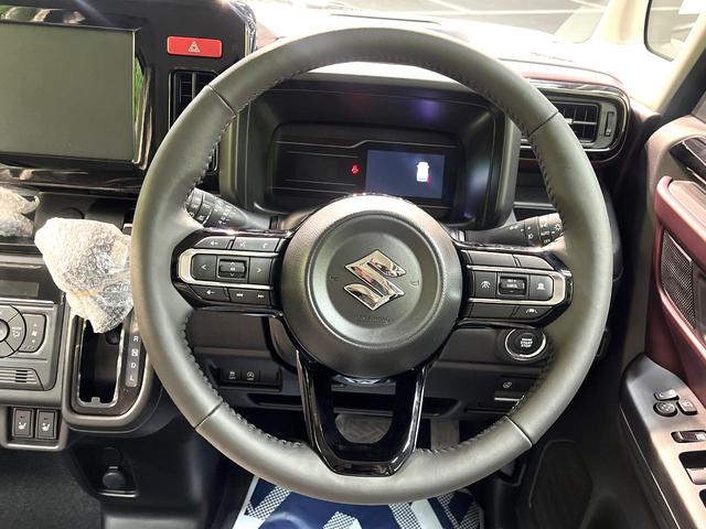 スペーシアカスタム ハイブリッドXS 届出済未使用車 両側電動ドア 衝突被害軽減システム レーダークルーズ コーナーセンサー スマートキー LEDヘッド オートハイビーム 車線逸脱警報 オートライト オートエアコン 純正14インチアルミ(11枚目)