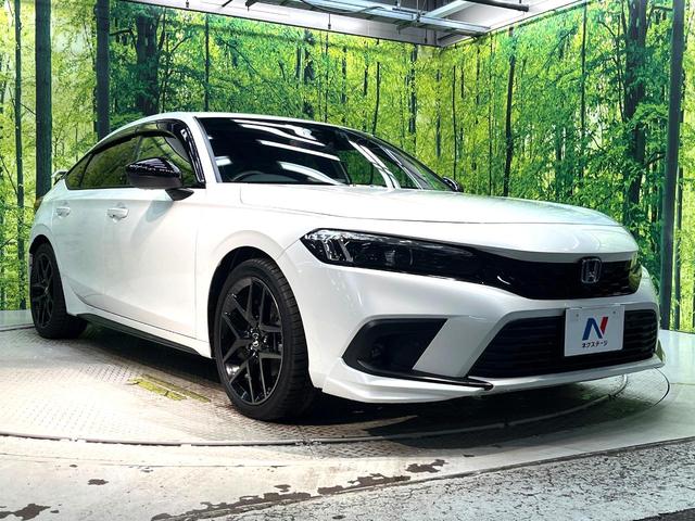 シビック e:HEV 禁煙車 9インチナビ バックカメラ BOSEサウンド 衝突被害軽減システム レーダークルーズ レザーシート ドラレコ コーナーセンサー LEDヘッド ETC2.0 オートハイビーム 車線逸脱警報(16枚目)