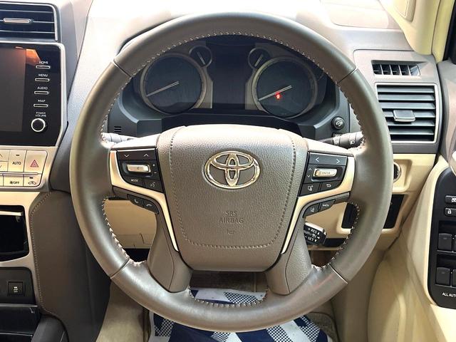 ランドクルーザープラド TX Lパッケージ 禁煙車 4WD 7人乗り サンルーフ 8インチディスプレイオーディオ 全周囲カメラ 衝突被害軽減システム レーダークルーズ レザーシート 前席シートエアコン ドラレコ LEDヘッド ETC2.0(12枚目)