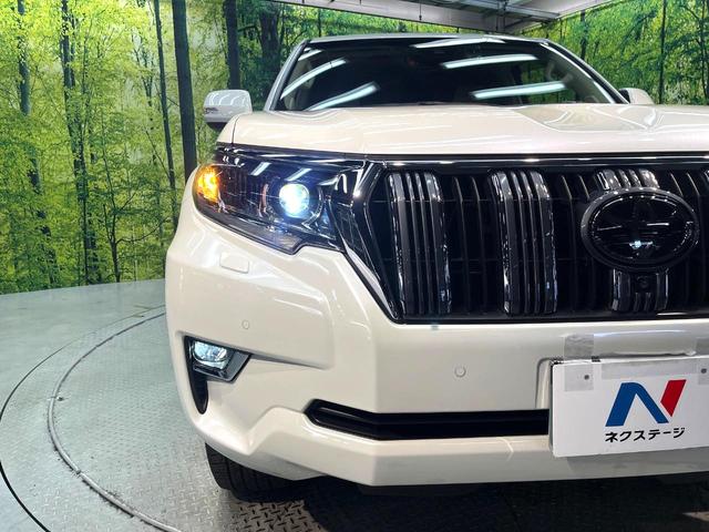 ランドクルーザープラド TX Lパッケージ 禁煙車 4WD 7人乗り サンルーフ 8インチディスプレイオーディオ 全周囲カメラ 衝突被害軽減システム レーダークルーズ レザーシート 前席シートエアコン ドラレコ LEDヘッド ETC2.0(13枚目)