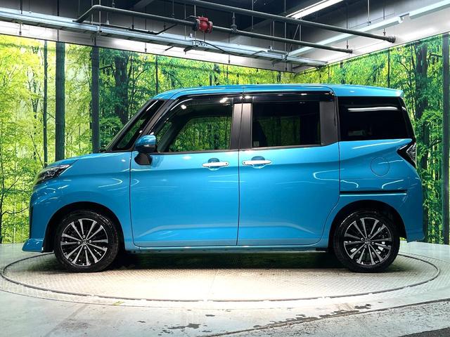 ルーミー カスタムＧ－Ｔ　ターボ　両側電動ドア　純正ＳＤナビ　全周囲カメラ　衝突被害軽減システム　レーダークルーズ　禁煙車　コーナーセンサー　スマートキー　ＬＥＤヘッド　ビルトインＥＴＣ　オートハイビーム　車線逸脱警報（44枚目）