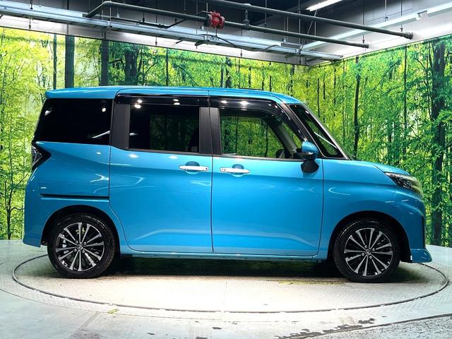 ルーミー カスタムＧ－Ｔ　ターボ　両側電動ドア　純正ＳＤナビ　全周囲カメラ　衝突被害軽減システム　レーダークルーズ　禁煙車　コーナーセンサー　スマートキー　ＬＥＤヘッド　ビルトインＥＴＣ　オートハイビーム　車線逸脱警報（45枚目）