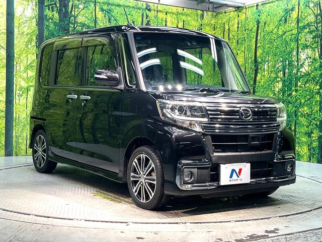 タント カスタムRS トップエディションSAII 禁煙車 両側電動スライドドア 衝突軽減システム 純正ナビ バックカメラ フルセグ ETC Bluetooth再生 ハーフレザーシート LEDヘッドライト LEDフォグ スマートキー ベンチシート(16枚目)