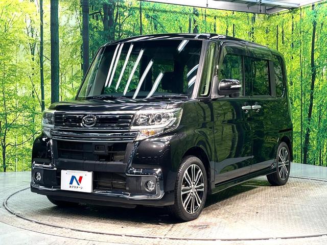 タント カスタムRS トップエディションSAII 禁煙車 両側電動スライドドア 衝突軽減システム 純正ナビ バックカメラ フルセグ ETC Bluetooth再生 ハーフレザーシート LEDヘッドライト LEDフォグ スマートキー ベンチシート(36枚目)