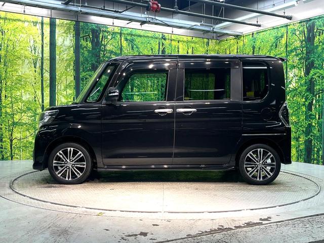 タント カスタムRS トップエディションSAII 禁煙車 両側電動スライドドア 衝突軽減システム 純正ナビ バックカメラ フルセグ ETC Bluetooth再生 ハーフレザーシート LEDヘッドライト LEDフォグ スマートキー ベンチシート(38枚目)