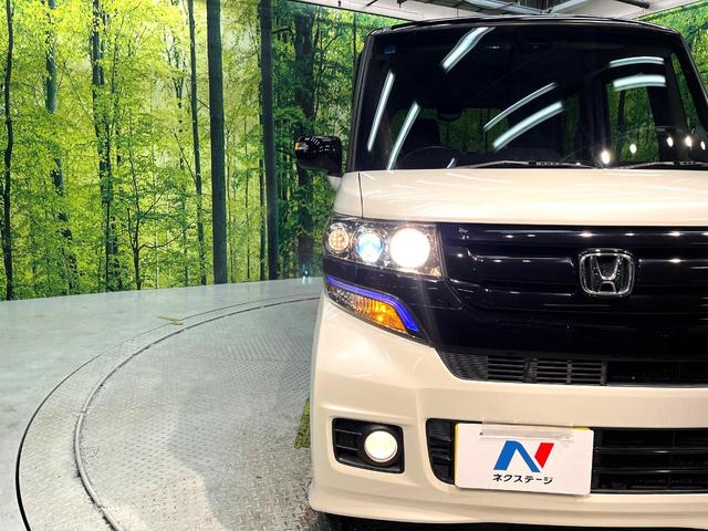 N-BOXカスタム 2トーンカラースタイル G・Lパッケージ 衝突軽減装置 純正ナビ 両側電動スライドドア ETC バックカメラ Bluetooth HIDヘッドライト フォグライト スマートキー オートライト オートエアコン 地デジ プライバシーガラス(12枚目)