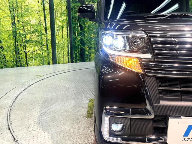 タント カスタムＸ　トップエディションリミテッドＳＡＩＩＩ　禁煙車　両側電動スライドドア　純正８インチナビ　全周囲カメラ　フルセグ　ドライブレコーダー　Ｂｌｕｅｔｏｏｔｈ再生　ハーフレザーシート　シートヒーター　ＬＥＤヘッドライト　ＬＥＤフォグ　スマートキー（12枚目）