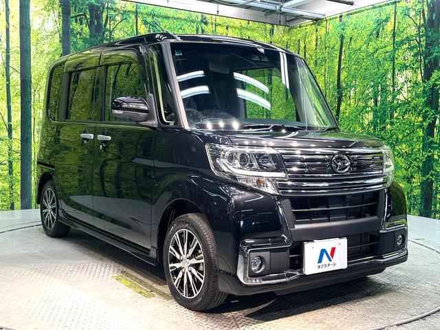 タント カスタムＸ　トップエディションリミテッドＳＡＩＩＩ　禁煙車　両側電動スライドドア　純正８インチナビ　全周囲カメラ　フルセグ　ドライブレコーダー　Ｂｌｕｅｔｏｏｔｈ再生　ハーフレザーシート　シートヒーター　ＬＥＤヘッドライト　ＬＥＤフォグ　スマートキー（16枚目）