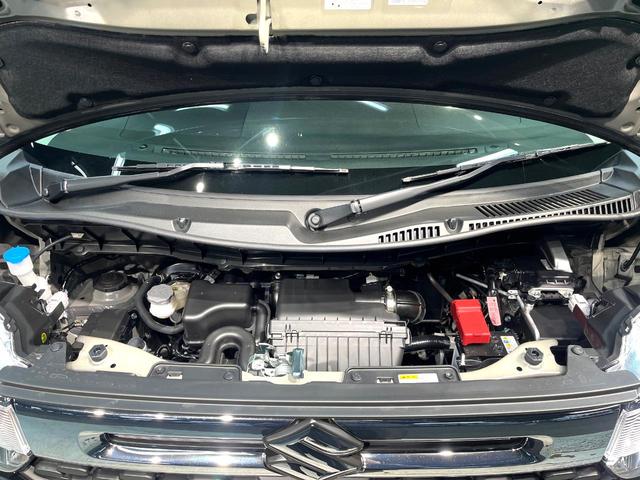 スペーシア ハイブリッドＧ　届出済未使用車　衝突軽減システム　ＬＥＤヘッドライト　スマートキー　クリアランスソナー　レーンアシスト　オートマチックハイビーム　プライバシーガラス　アイドリングストップ　盗難防止装置　電動格納ミラー（18枚目）