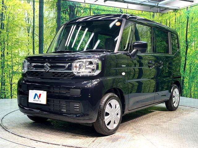 スペーシア ハイブリッドＧ　届出済未使用車　衝突軽減システム　ＬＥＤヘッドライト　スマートキー　クリアランスソナー　レーンアシスト　オートマチックハイビーム　プライバシーガラス　アイドリングストップ　盗難防止装置　電動格納ミラー（28枚目）