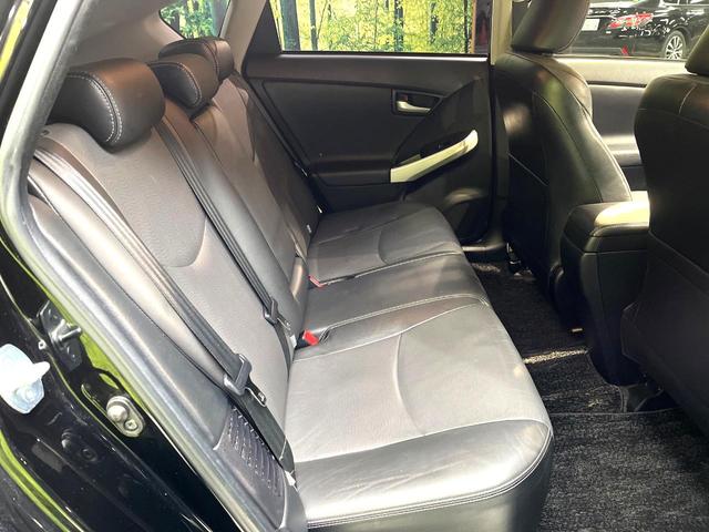 プリウス Gツーリングセレクションレザーパッケージ 禁煙車 純正ナビ バックカメラ クルーズコントロール ETC Bluetooth再生 レザーシート パワーシート シートヒーター LEDヘッドライト 純正17インチアルミホイール スマートキー(9枚目)