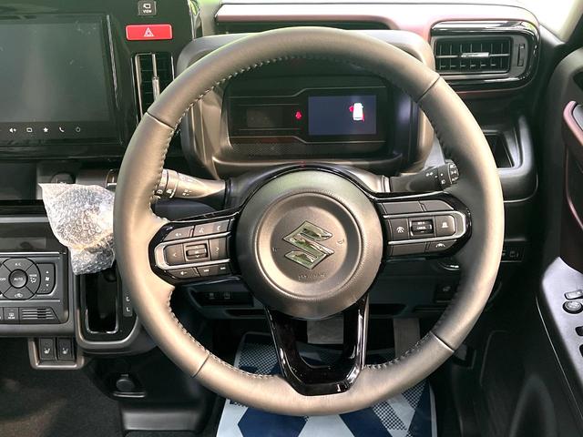 スペーシアカスタム ハイブリッドＸＳ　届出済未使用車　両側電動スライドドア　純正９型ナビ　全周囲カメラ　衝突被害軽減システム　レーダークルーズ　ハーフレザーシート　シートヒーター　コーナーセンサー　ＬＥＤヘッド　オートマチックハイビーム（11枚目）