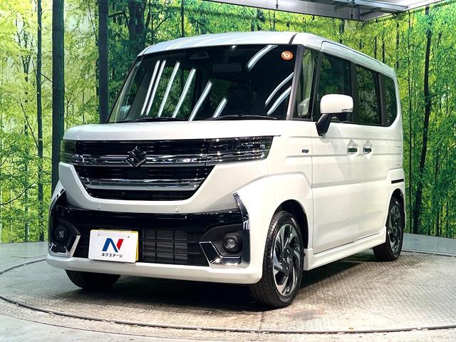 スペーシアカスタム ハイブリッドＸＳ　届出済未使用車　両側電動スライドドア　純正９型ナビ　全周囲カメラ　衝突被害軽減システム　レーダークルーズ　ハーフレザーシート　シートヒーター　コーナーセンサー　ＬＥＤヘッド　オートマチックハイビーム（21枚目）