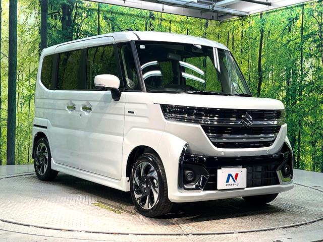 スペーシアカスタム ハイブリッドＸＳ　届出済未使用車　衝突軽減装置　電動スライドドア　純正９インチナビ　全周囲カメラ　前席シートヒーター　ＬＥＤヘッドライト　オートライト　オートエアコン　純正１５インチアルミホイール　スマートキー（15枚目）