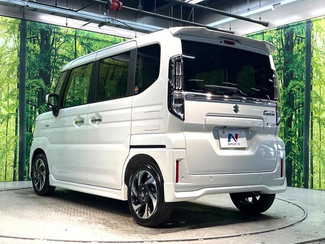 スペーシアカスタム ハイブリッドＸＳ　届出済未使用車　衝突軽減装置　電動スライドドア　純正９インチナビ　全周囲カメラ　前席シートヒーター　ＬＥＤヘッドライト　オートライト　オートエアコン　純正１５インチアルミホイール　スマートキー（23枚目）