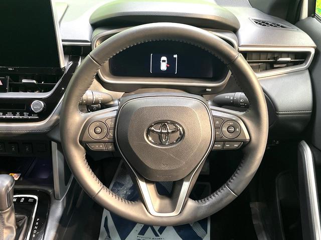 カローラクロス ハイブリッド　Ｚ　禁煙車　衝突軽減装置　純正１０．５インチナビ付ディスプレイオーディオ　パワーバックドア　ハーフレザーシート　パワーシート　ＥＴＣ２．０　シートヒーター　ＬＥＤライト　オートマチックハイビーム（11枚目）